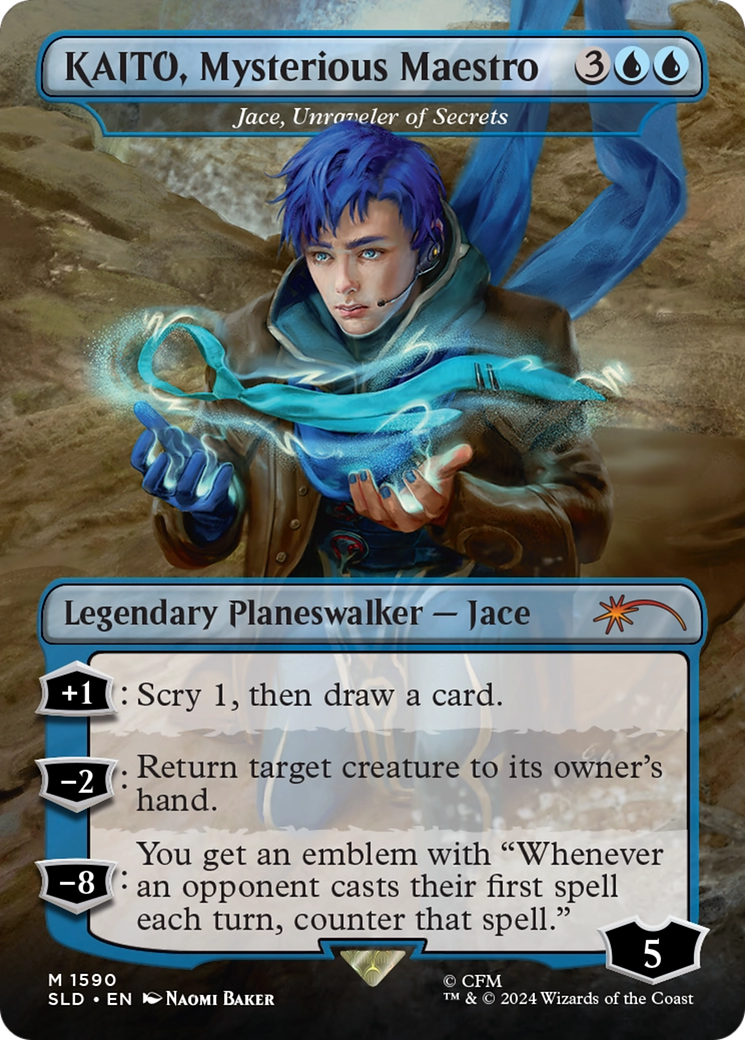 KAITO, Mysterious Maestro - Jace, Unraveler of Secrets [Secret Lair Drop Series] | Gaming Infinity