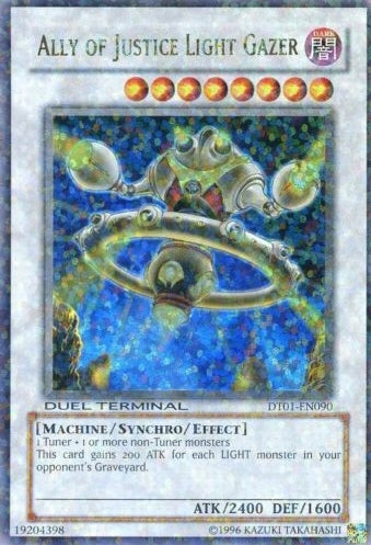 Ally of Justice Light Gazer [DT01-EN090] Ultra Rare | Gaming Infinity