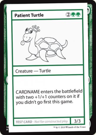 Patient Turtle (2021 Edition) [Mystery Booster Playtest Cards] | Gaming Infinity