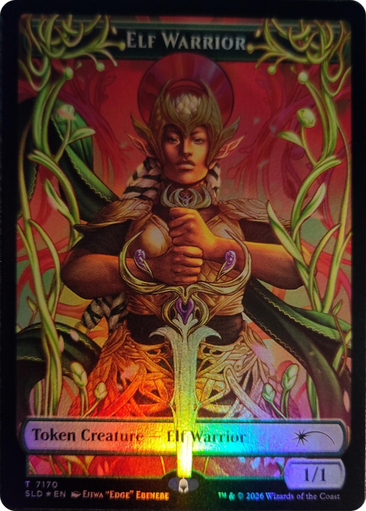 Elf Warrior Token (7170) [Secret Lair Drop Series] | Gaming Infinity