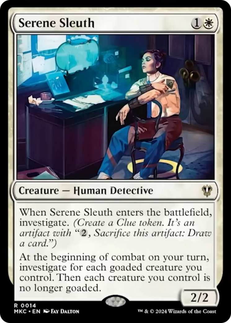 Serene Sleuth [Murders at Karlov Manor Commander] | Gaming Infinity