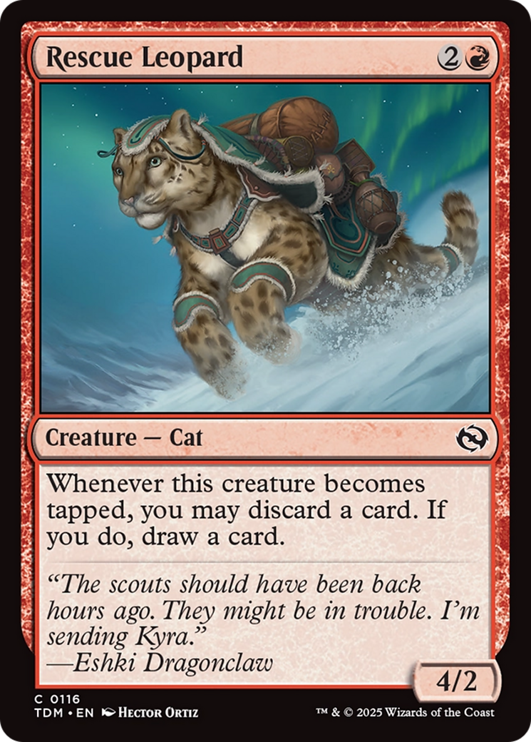 Rescue Leopard [Tarkir: Dragonstorm] | Gaming Infinity