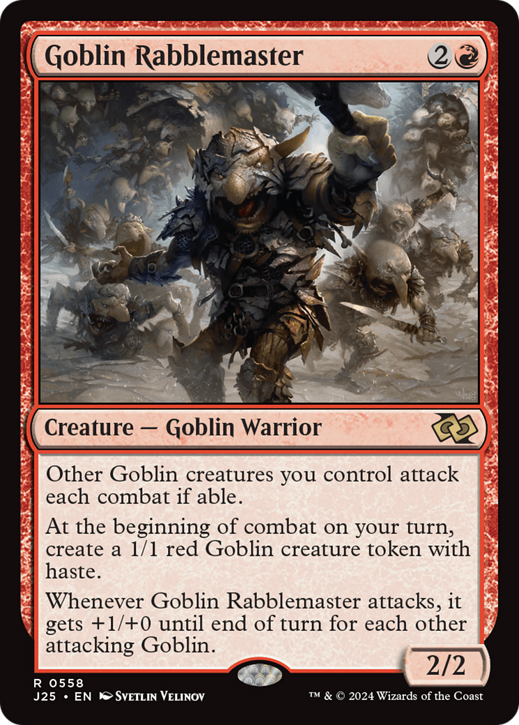 Goblin Rabblemaster [Foundations Jumpstart] | Gaming Infinity