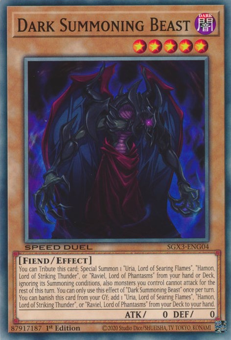 Dark Summoning Beast [SGX3-ENG04] Common | Gaming Infinity