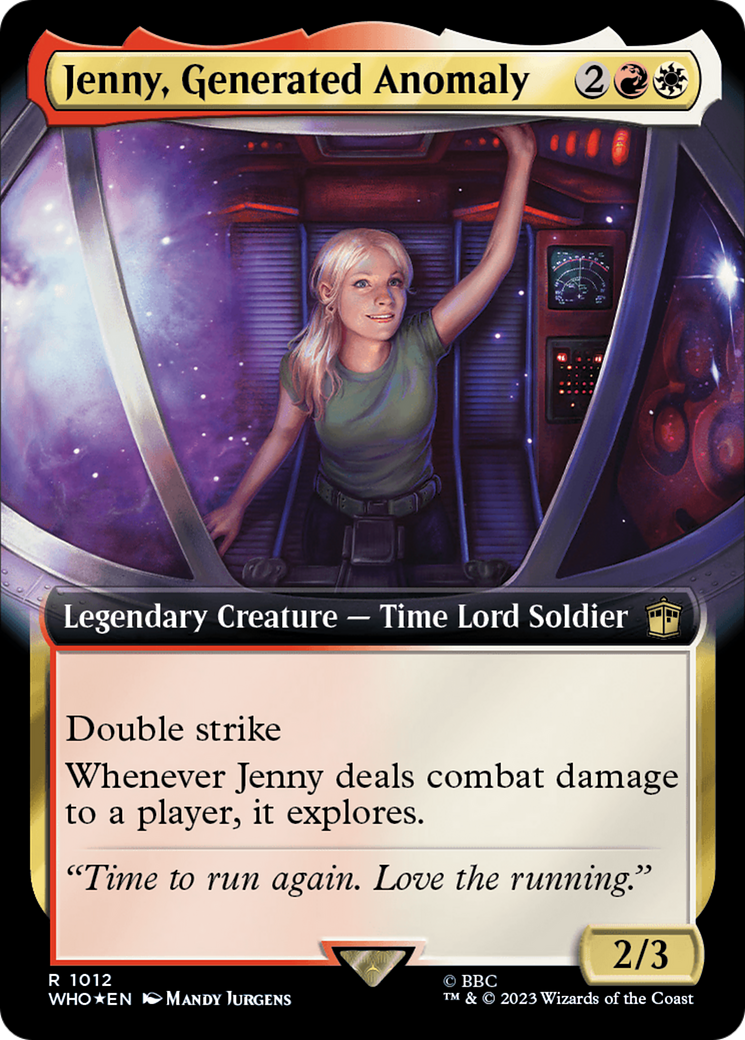 Jenny, Generated Anomaly (Extended Art) (Surge Foil) [Doctor Who] | Gaming Infinity