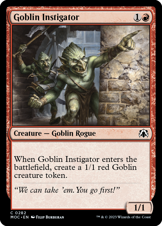 Goblin Instigator [March of the Machine Commander] | Gaming Infinity