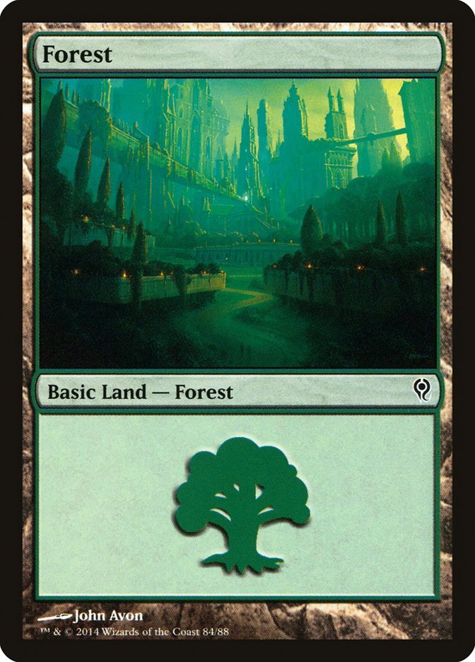 Forest (84) [Duel Decks: Jace vs. Vraska] | Gaming Infinity