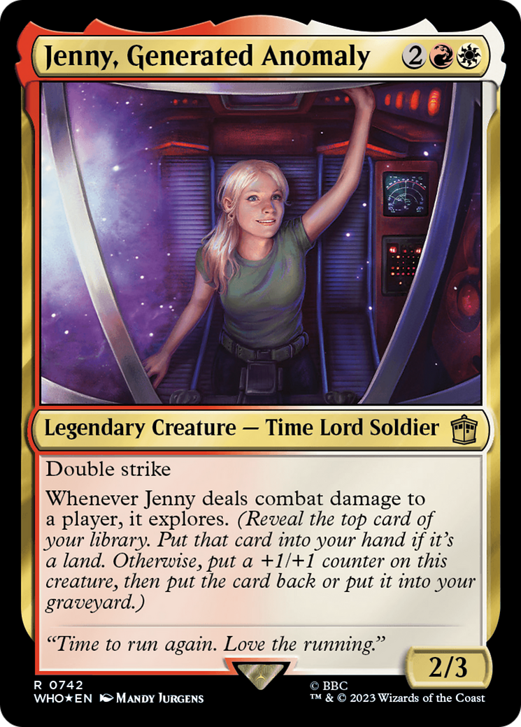 Jenny, Generated Anomaly (Surge Foil) [Doctor Who] | Gaming Infinity