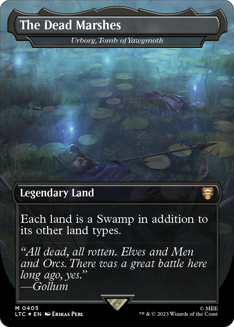 The Dead Marshes - Urborg, Tomb of Yawgmoth (Surge Foil Realms and Relics) [The Lord of the Rings: Tales of Middle-Earth Commander] | Gaming Infinity