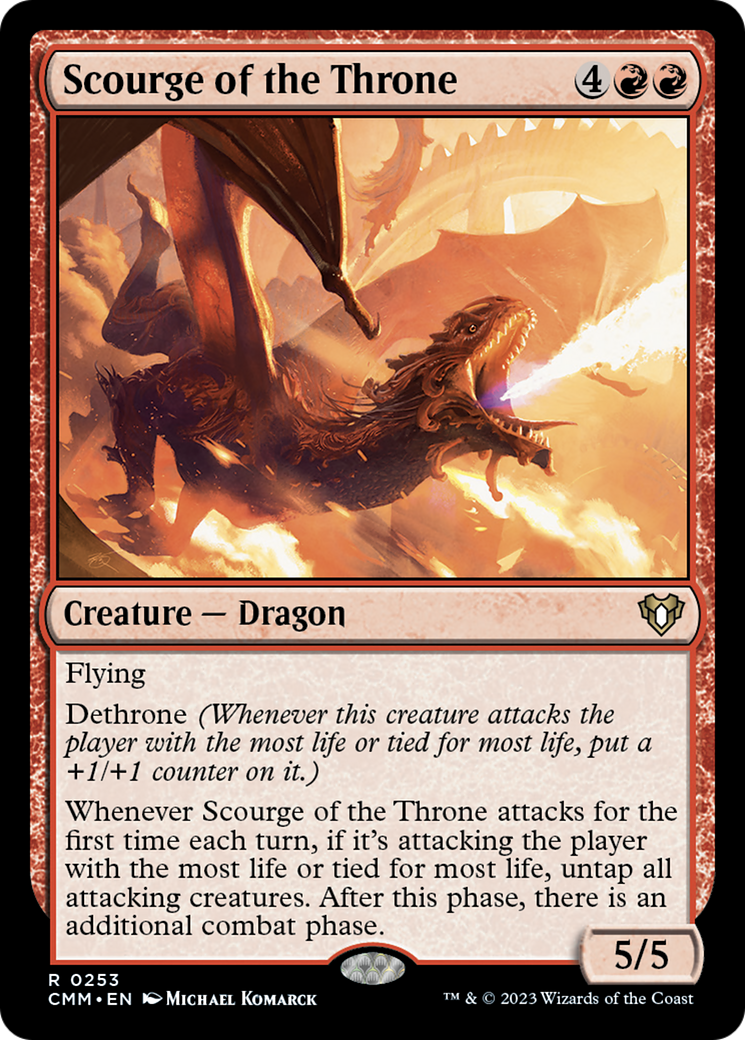 Scourge of the Throne [Commander Masters] | Gaming Infinity