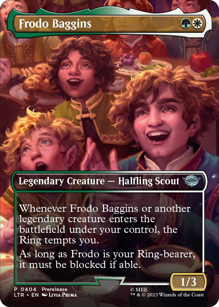 Frodo Baggins (Borderless Alternate Art) [The Lord of the Rings: Tales of Middle-Earth] | Gaming Infinity