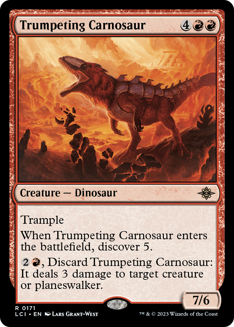 Trumpeting Carnosaur [The Lost Caverns of Ixalan] | Gaming Infinity