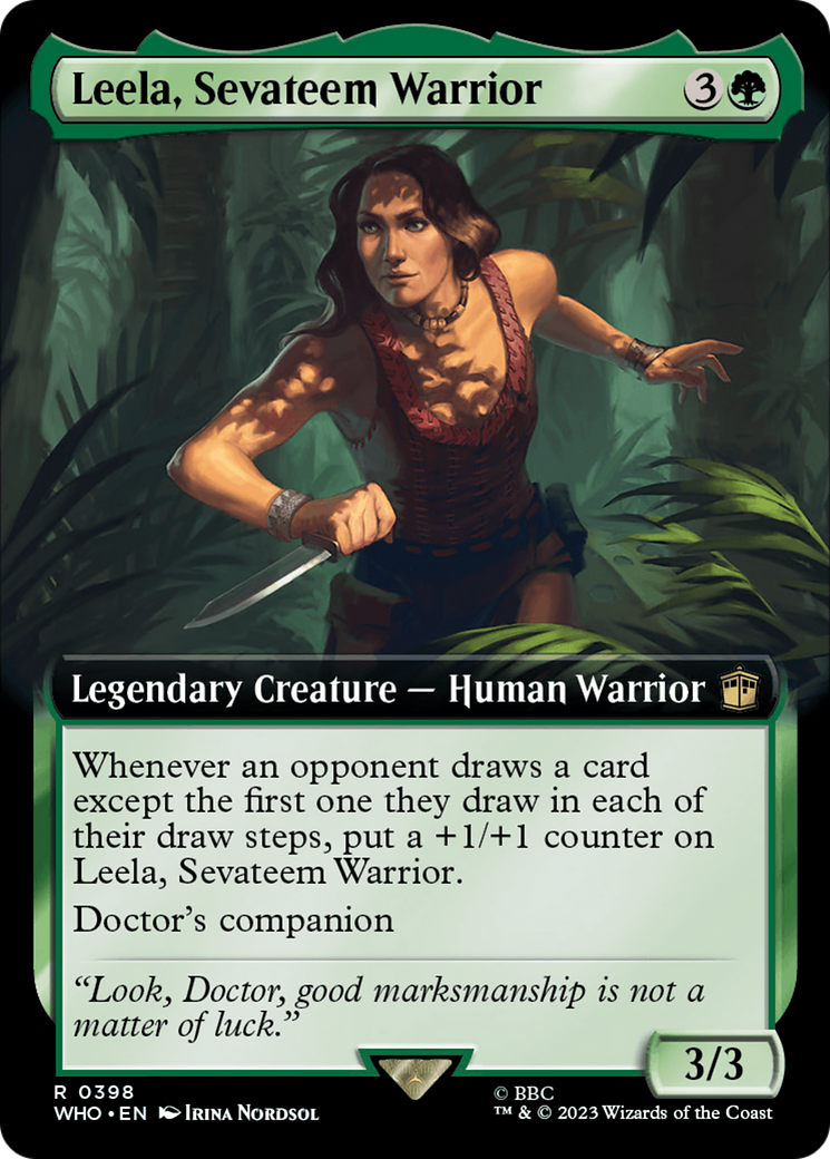 Leela, Sevateem Warrior (Extended Art) [Doctor Who] | Gaming Infinity