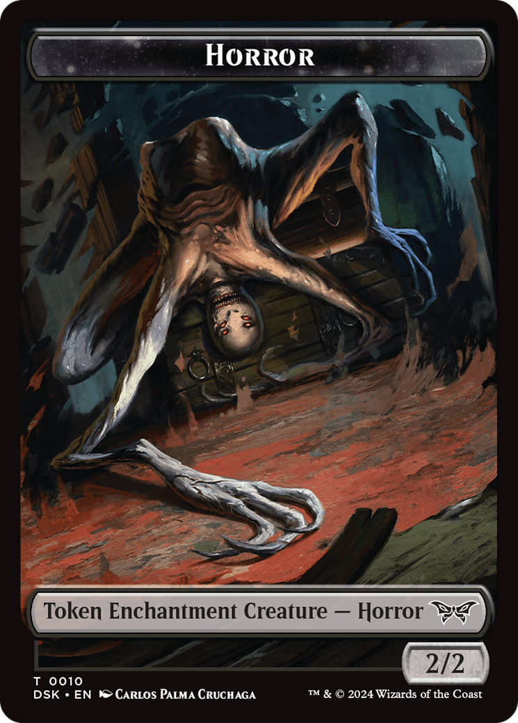 Horror Token [Duskmourn: House of Horror Tokens] | Gaming Infinity