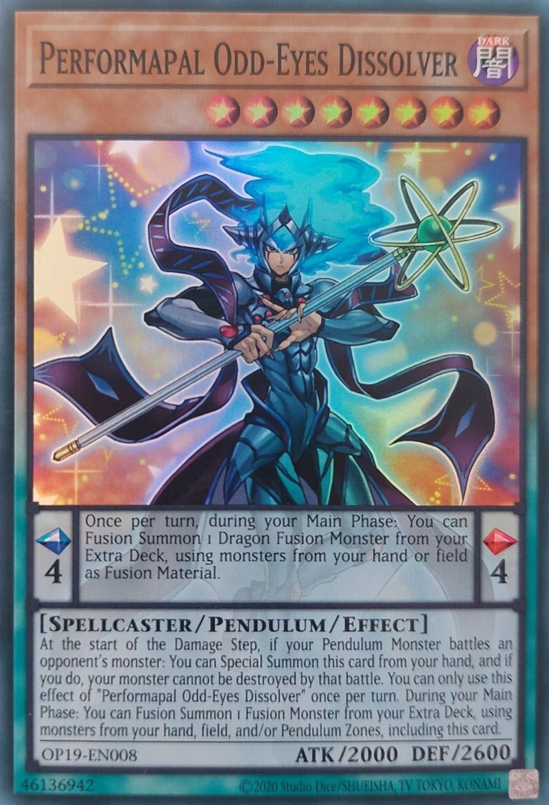 Performapal Odd-Eyes Dissolver [OP19-EN008] Super Rare | Gaming Infinity