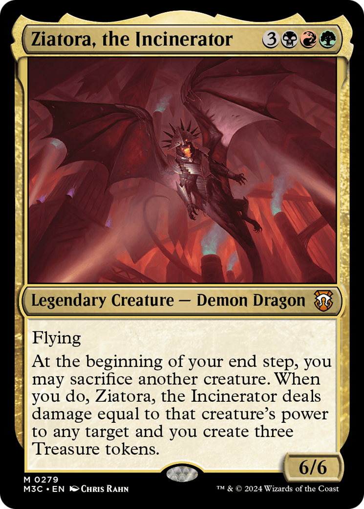 Ziatora, the Incinerator (Ripple Foil) [Modern Horizons 3 Commander] | Gaming Infinity