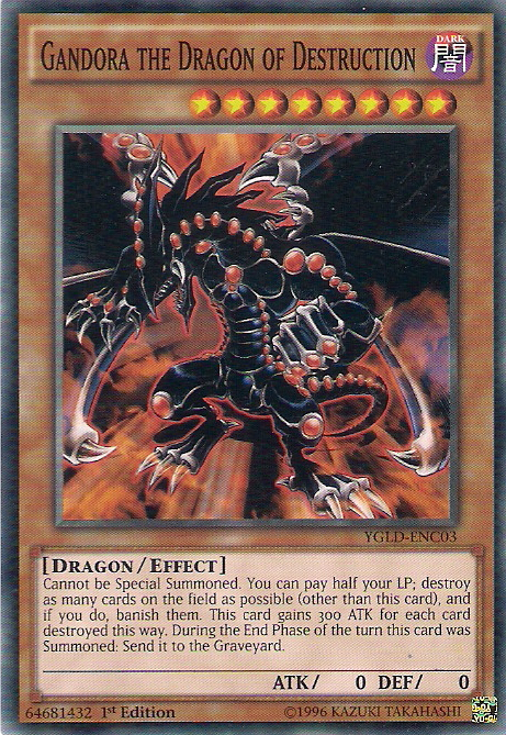Gandora the Dragon of Destruction [YGLD-ENC03] Common | Gaming Infinity