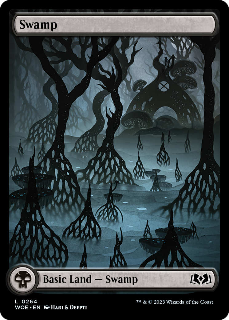Swamp (264) (Full-Art) [Wilds of Eldraine] | Gaming Infinity