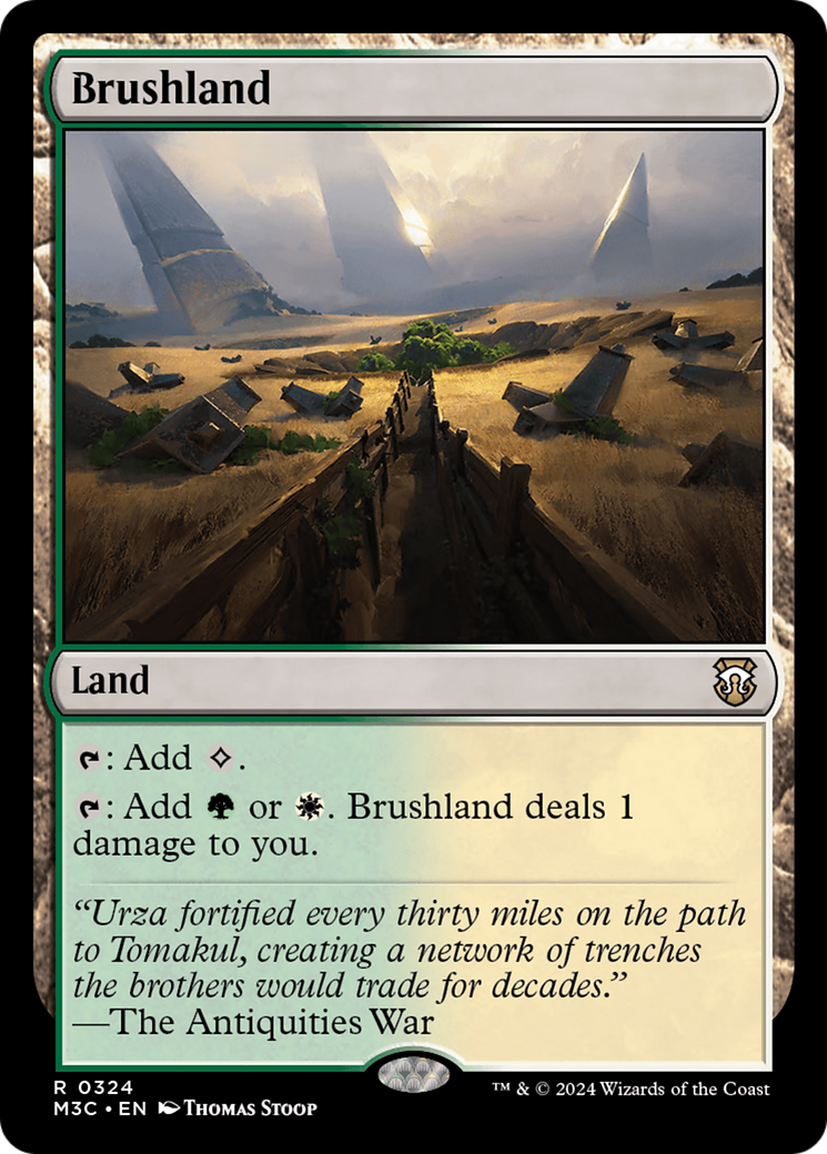 Brushland (Ripple Foil) [Modern Horizons 3 Commander] | Gaming Infinity