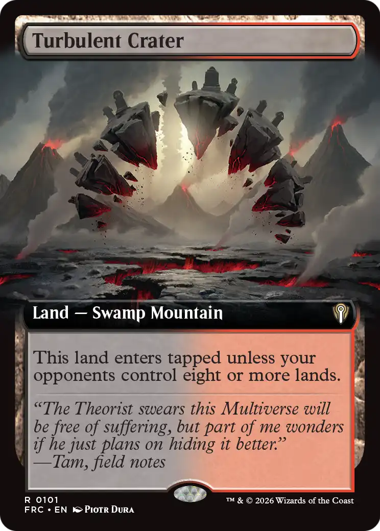 Turbulent Crater (Extended Art) [Reality Fracture Commander] | Gaming Infinity