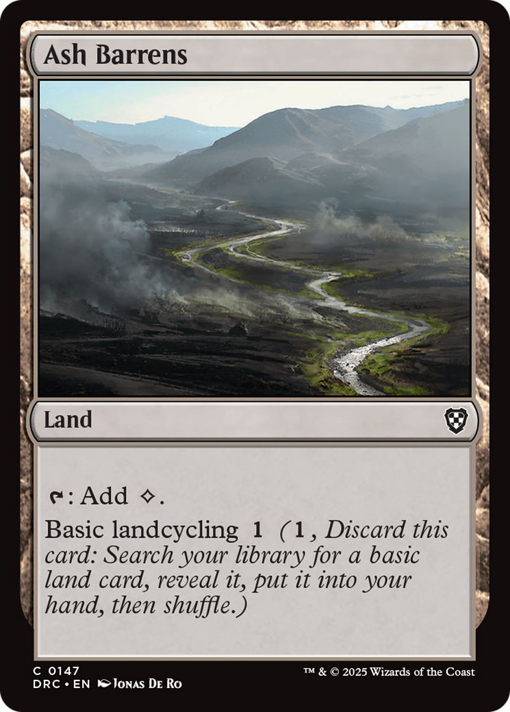 Ash Barrens [Aetherdrift Commander] | Gaming Infinity