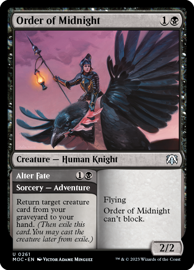 Order of Midnight // Alter Fate [March of the Machine Commander] | Gaming Infinity