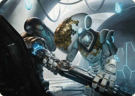 Myr Kinsmith Art Card [Phyrexia: All Will Be One Art Series] | Gaming Infinity