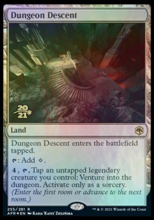 Dungeon Descent [Dungeons & Dragons: Adventures in the Forgotten Realms Prerelease Promos] | Gaming Infinity