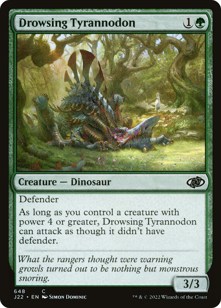Drowsing Tyrannodon [Jumpstart 2022] | Gaming Infinity