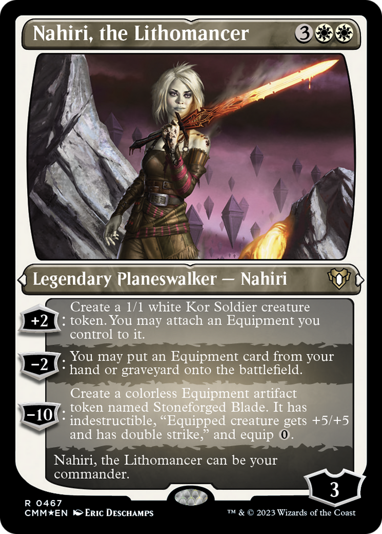 Nahiri, the Lithomancer (Foil Etched) [Commander Masters] | Gaming Infinity