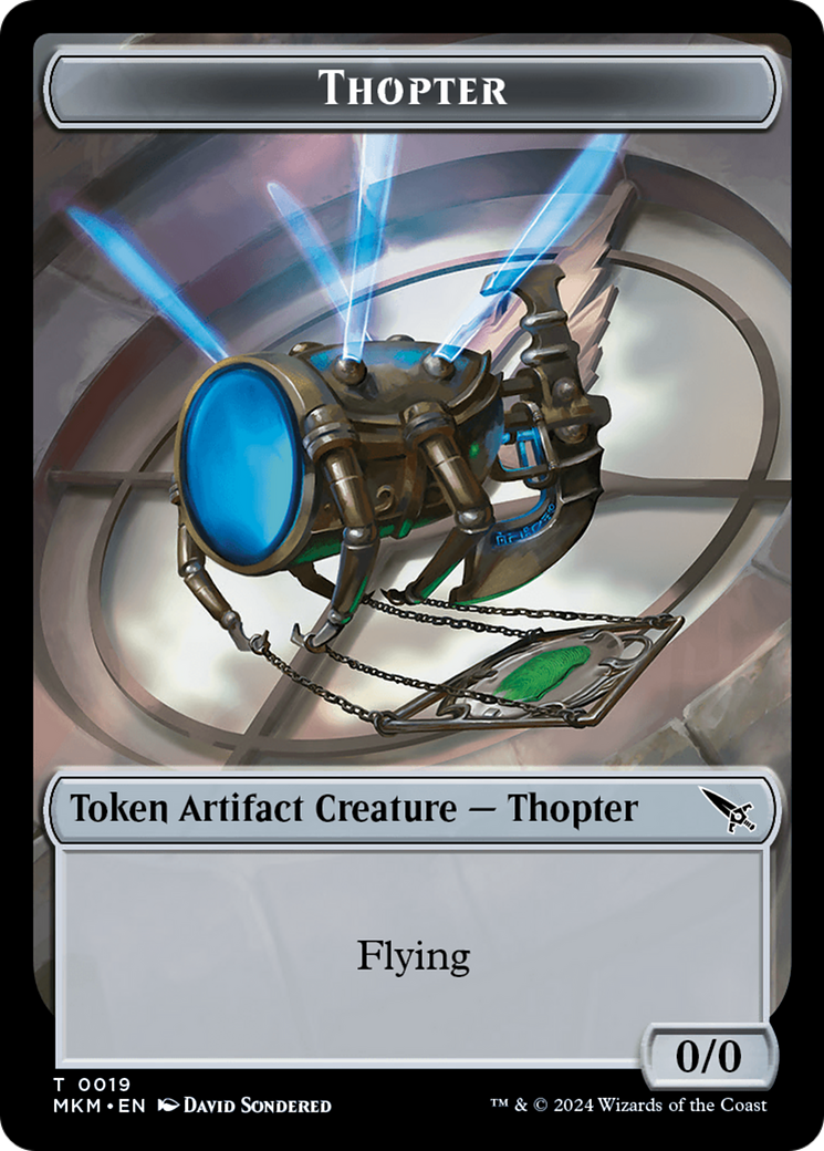 Thopter Token (0019) [Murders at Karlov Manor Tokens] | Gaming Infinity