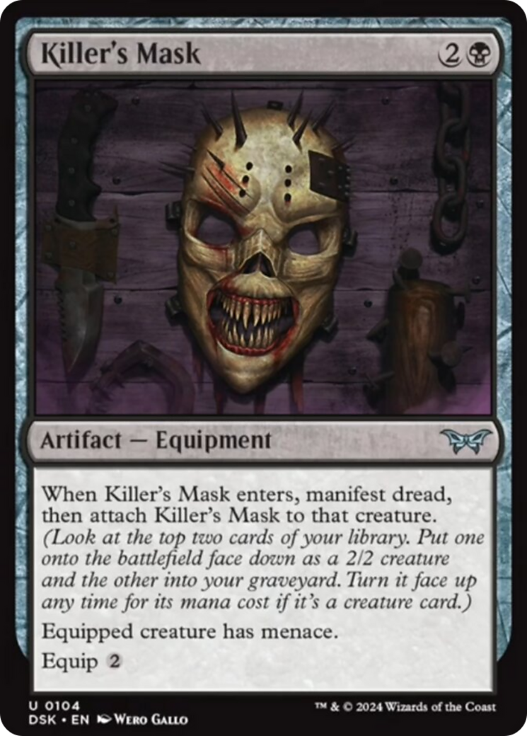 Killer's Mask [Duskmourn: House of Horror] | Gaming Infinity