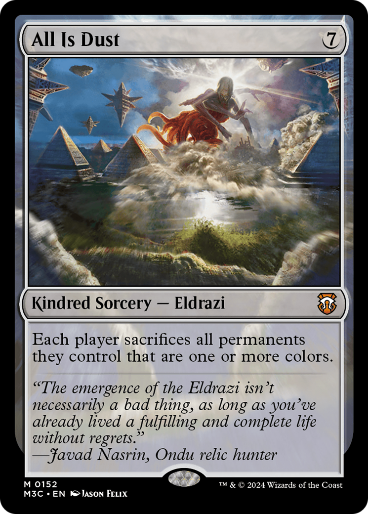 All Is Dust (Ripple Foil) [Modern Horizons 3 Commander] | Gaming Infinity