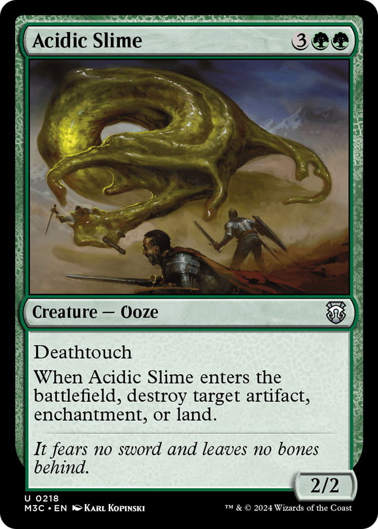 Acidic Slime (Ripple Foil) [Modern Horizons 3 Commander] | Gaming Infinity