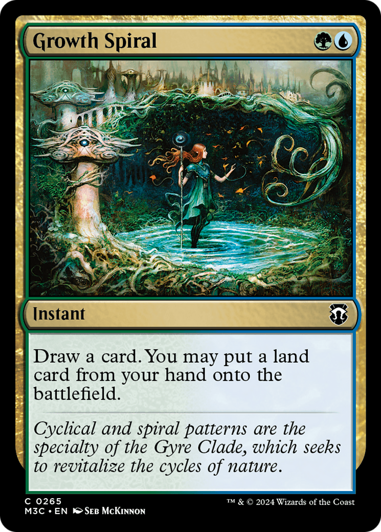 Growth Spiral (Ripple Foil) [Modern Horizons 3 Commander] | Gaming Infinity