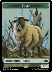 Elephant // Sheep Double-Sided Token [Dominaria Remastered Tokens] | Gaming Infinity