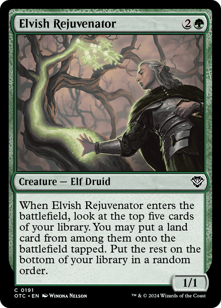 Elvish Rejuvenator [Outlaws of Thunder Junction Commander] | Gaming Infinity