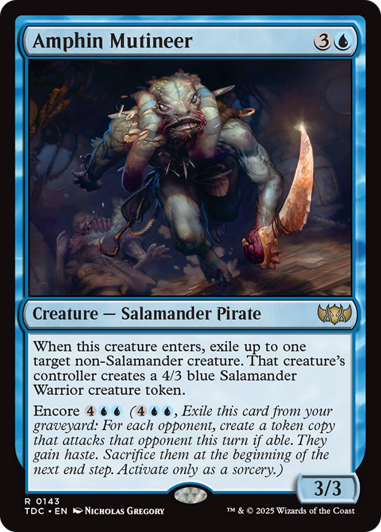 Amphin Mutineer [Tarkir: Dragonstorm Commander] | Gaming Infinity