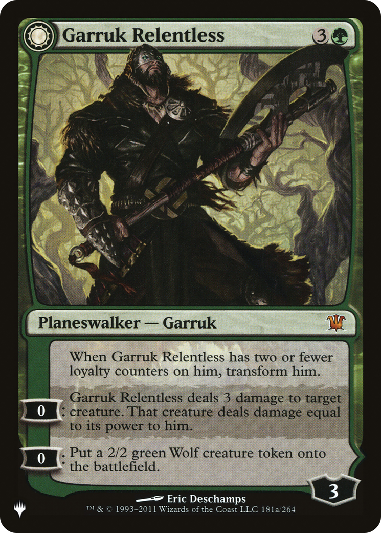 Garruk Relentless // Garruk, the Veil-Cursed [Secret Lair: From Cute to Brute] | Gaming Infinity