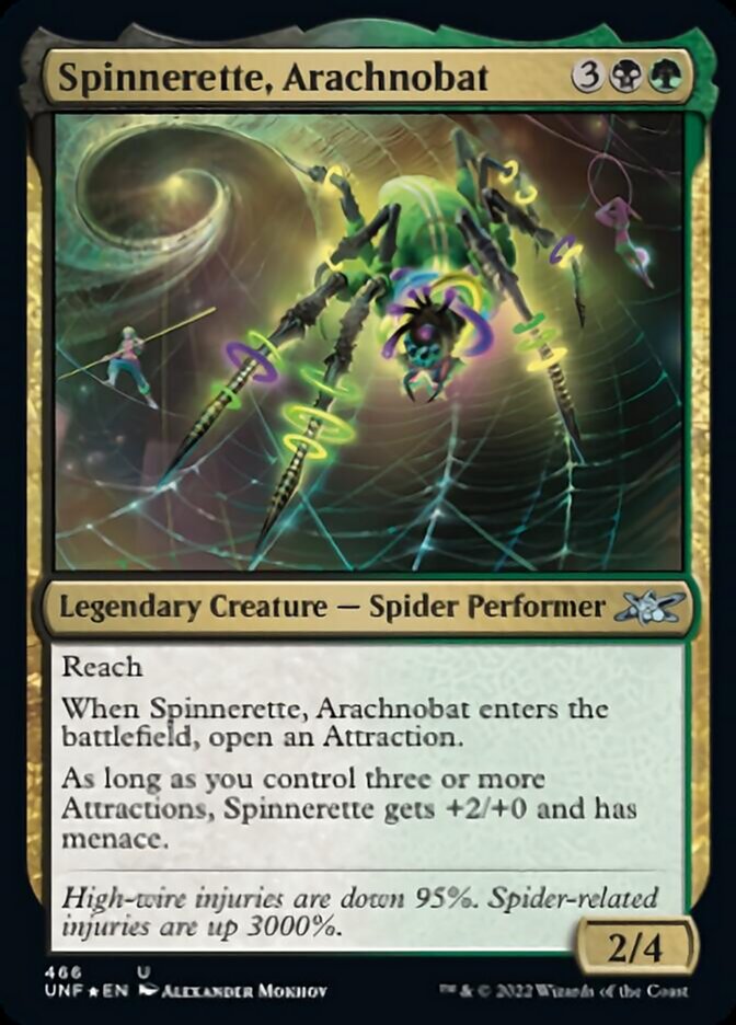 Spinnerette, Arachnobat (Galaxy Foil) [Unfinity] | Gaming Infinity