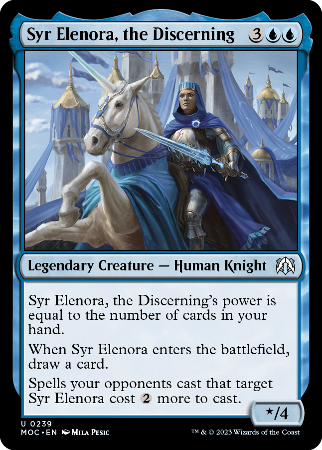 Syr Elenora, the Discerning [March of the Machine Commander] | Gaming Infinity