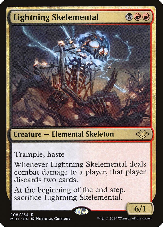 Lightning Skelemental [Modern Horizons] | Gaming Infinity