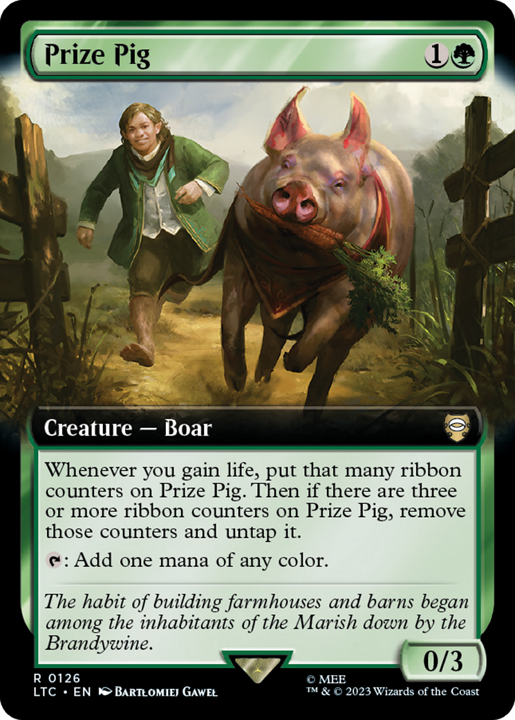 Prize Pig (Extended Art) [The Lord of the Rings: Tales of Middle-Earth Commander] | Gaming Infinity