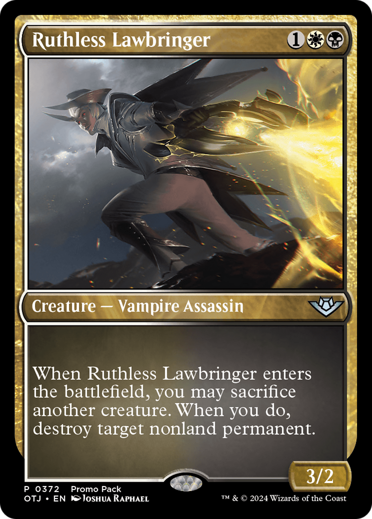 Ruthless Lawbringer (Promo Pack) [Outlaws of Thunder Junction Promos] | Gaming Infinity