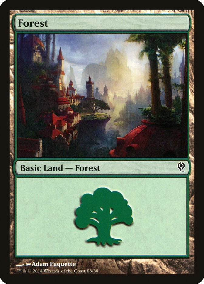 Forest (86) [Duel Decks: Jace vs. Vraska] | Gaming Infinity