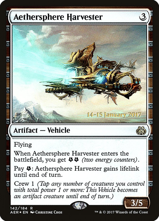 Aethersphere Harvester [Aether Revolt Prerelease Promos] | Gaming Infinity