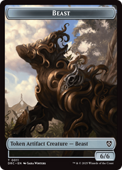 Construct // Beast (0011) Double-Sided Token [Aetherdrift Tokens] | Gaming Infinity