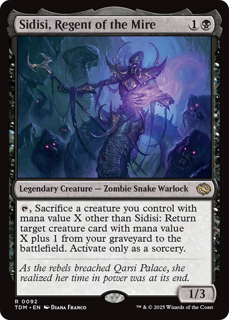 Sidisi, Regent of the Mire [Tarkir: Dragonstorm] | Gaming Infinity