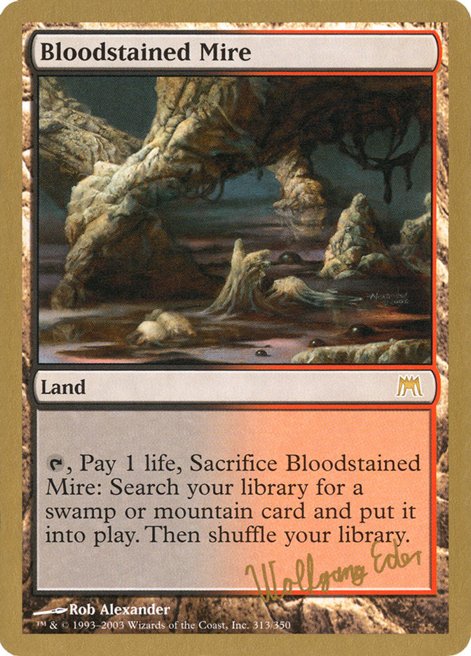 Bloodstained Mire (Wolfgang Eder) [World Championship Decks 2003] | Gaming Infinity