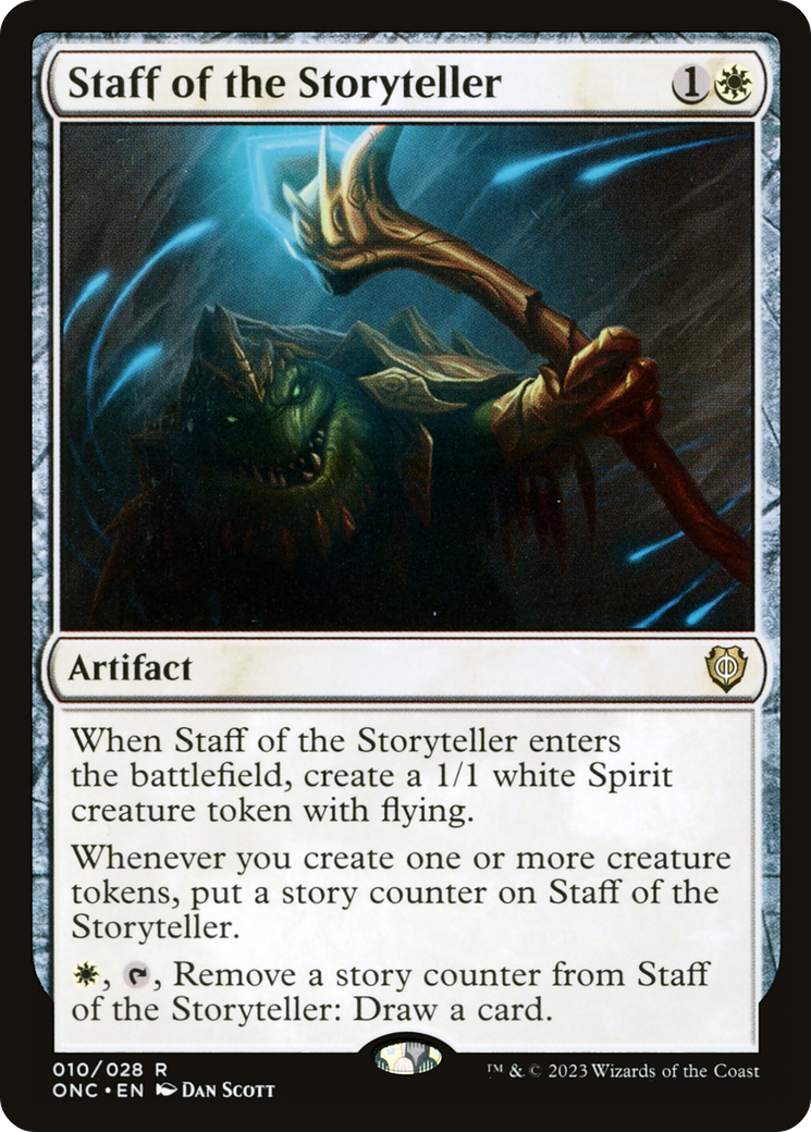 Staff of the Storyteller [Phyrexia: All Will Be One Commander] | Gaming Infinity